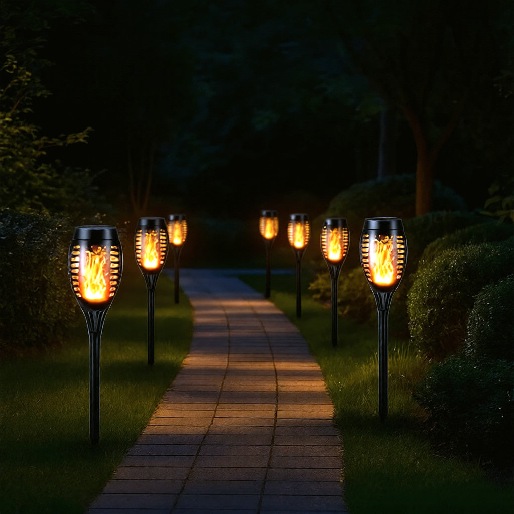 The Flame Lamps — Solar Flickering Path Light