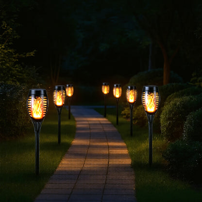 The Flame Lamps — Solar Flickering Path Light