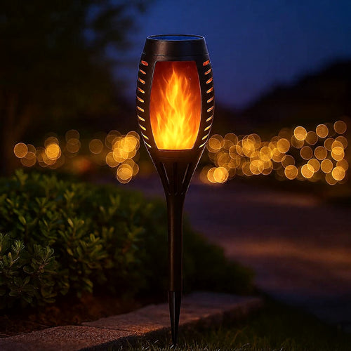 The Flame Lamps — Solar Flickering Path Light