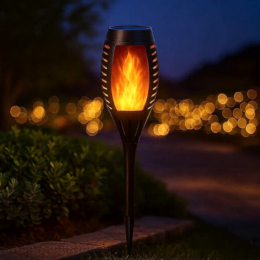The Flame Lamps — Solar Flickering Path Light
