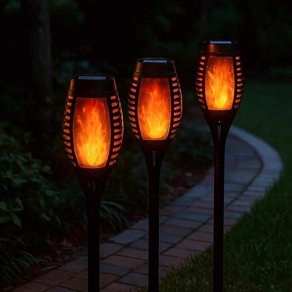 The Flame Lamps — Solar Flickering Path Light
