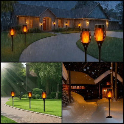 The Flame Lamps — Solar Flickering Path Light