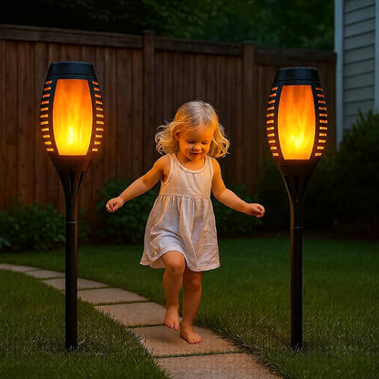The Flame Lamps — Solar Flickering Path Light