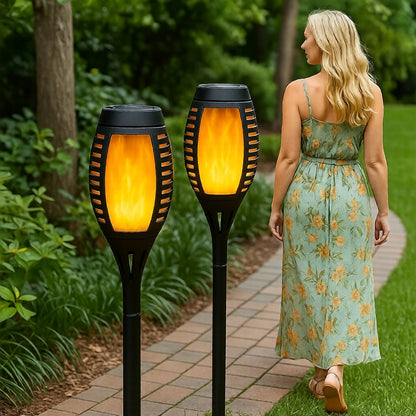 The Flame Lamps — Solar Flickering Path Light