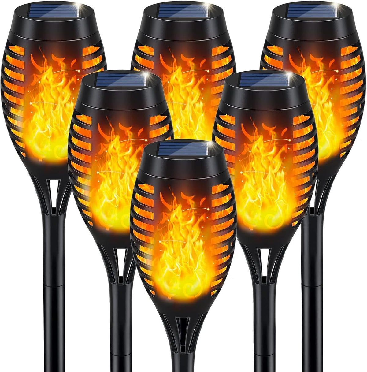 The Flame Lamps — Solar Flickering Path Light