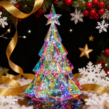 Iridescent Christmas Tree Lamp