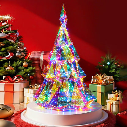 Iridescent Christmas Tree Lamp